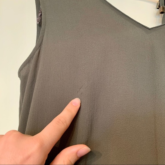 CLOSING SALE! 
🎉HP!!🎉 Zara Basic | Army Green Romper - Picture 5 of 6